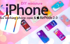 DIY How To Make Miniature IPhone 11 Pro Max PLUS Air Pods 2 0 Real Phone Case YouTube