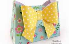 DIY Paper Purse Free Pattern Crafting Cheerfully