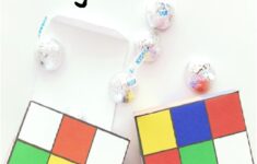 DIY Party Mom Rubik s Cube Printable Party Favor Box