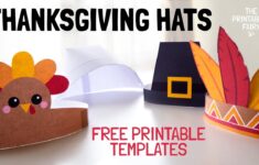 DIY Thanksgiving Hats For Kids The Printables Fairy