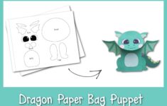 Dragon Paper Bag Puppet Frosting And Glue Easy Desserts And Kid Crafts