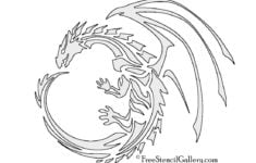 Dragon Stencil Free Stencils Pumpkin Carving Patterns Printable Pumpkin Stencils