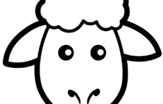 Drawing Sheep Face Sheep Template Cute Sheep