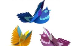 Easy 3D Paper Birds Jennifer Maker