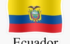 Ecuador Fahnenschwingen Galeriedruck Von Stuwdamdorp Redbubble