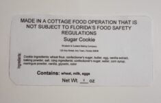 Editable Florida Cottage Food Business Label Template Etsy