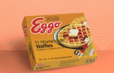 Eggo Waffles Box Template Diy Stranger Things Box Party Etsy Schweiz