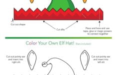 Elf Hat Click Here To Print Preschool Christmas Elf Crafts Christmas Kindergarten