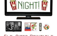 Elf Movie Night free Printable