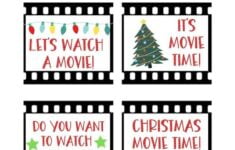 Elf On The Shelf Movie Night Display With Free Printables