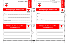 Emergency Contact Card Fillable Fill Out Sign Online DocHub