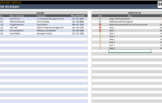 Executive Assistant Daily Checklist In Excel Printable Spreadsheet