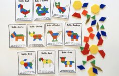 Farm Animal Pattern Block Cards Teach Beside Me