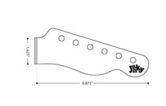 Fender Telecaster Printable Headstock Template Janky