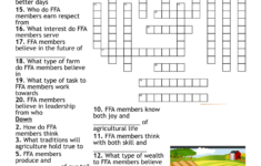 FFA Creed Crossword WordMint