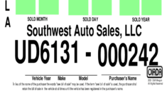 Fill Edit And Print Oklahoma 30 Day Temp Tag Form Online SellMyForms