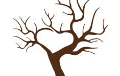 Fingerprint Tree Template Free Baum Vorlage Fingerabdruck Baum Stammbaum Zeichnung