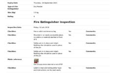 Fire Extinguisher Inspection Checklist Template Better Than Excel PDF