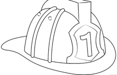 Firefighter Hat Coloring Page Free Printable Coloring Pages