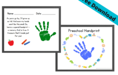 First Day Of School Handprint Poem Free Crafting Jeannie