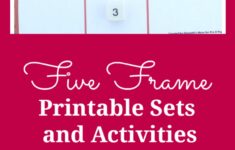 Five Frames Activities For Preschool Pre K Pages