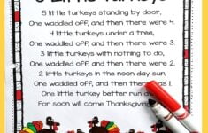 Five Little Turkeys Poem