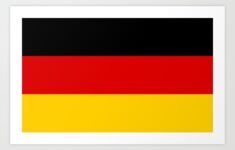 Flag Of Germany German Flag Art Print By Flags Society6