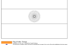 Flag Of India Coloring Page Free Printable Coloring Pages