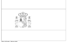 Flag Of Spain Coloring Page Free Printable Coloring Pages