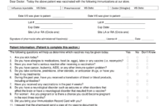 Flu Immunization Form 2019 Fill Out Sign Online DocHub