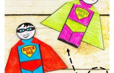 Flying Superhero Father s Day Craft Kids Craft Room