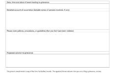 FREE 4 Employee Grievance Forms In PDF MS Word