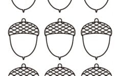 Free Acorn Template Printables