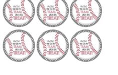 Free Baseball Tags Rice Krispies Treats Mimi s Dollhouse