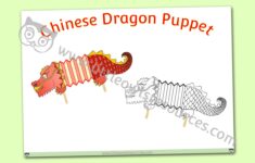 FREE Chinese Dragon Puppet Printable Early Years EY EYFS Resource download Little Owls Resources FREE