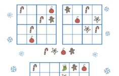 Free Christmas Printables Sudoku Mama Geek