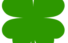 Free Four Leaf Clover Template three Options Bonus Irish Wall Art Clover Leaf Clover Leaf Art St Patricks Crafts