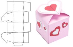 Free Heart Template Printable Gathered