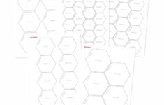 Free Hexagon Templates Hexagons Printables For Quilting And Crafting Gathered
