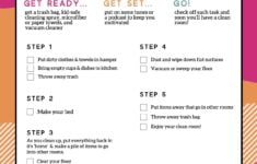 Free Kids Printable Cleaning Checklist For Bedrooms Making Lemonade