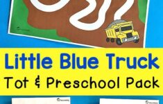 FREE Little Blue Truck Printable Learning Pack For Toddlers And Preschoolers To Go Along With The Transportation Preschool Little Blue Trucks Preschool Colors