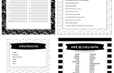 FREE Printable Baby Shower Games 5 Games in 3 Colors Lil Luna