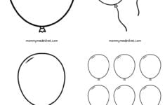 Free Printable Balloon Templates Different Sizes