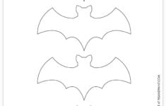 Free Printable Bat Template DIY Halloween Decorations Pjs And Paint