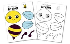 Free Printable Bumble Bee Craft Template Simple Mom Project