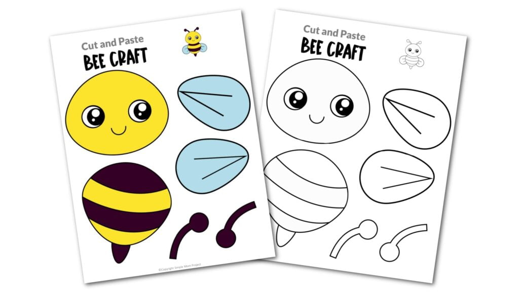 Free Printable Bumble Bee Template Simple Mom Project