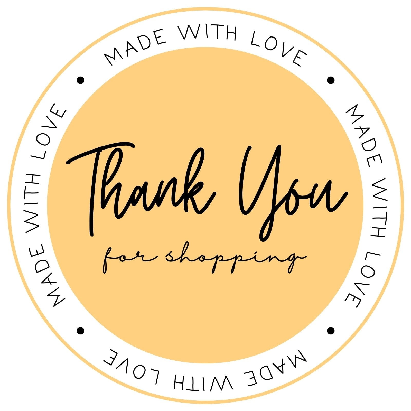 Free Printable Business Thank You Sticker Templates Canva Free Printable