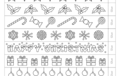 Free Printable Christmas Chains To Color Clementine County