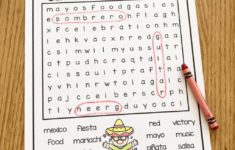 Free Printable Cinco De Mayo Word Search Primary Playground