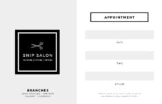 Free Printable Customizable Appointment Card Templates Canva